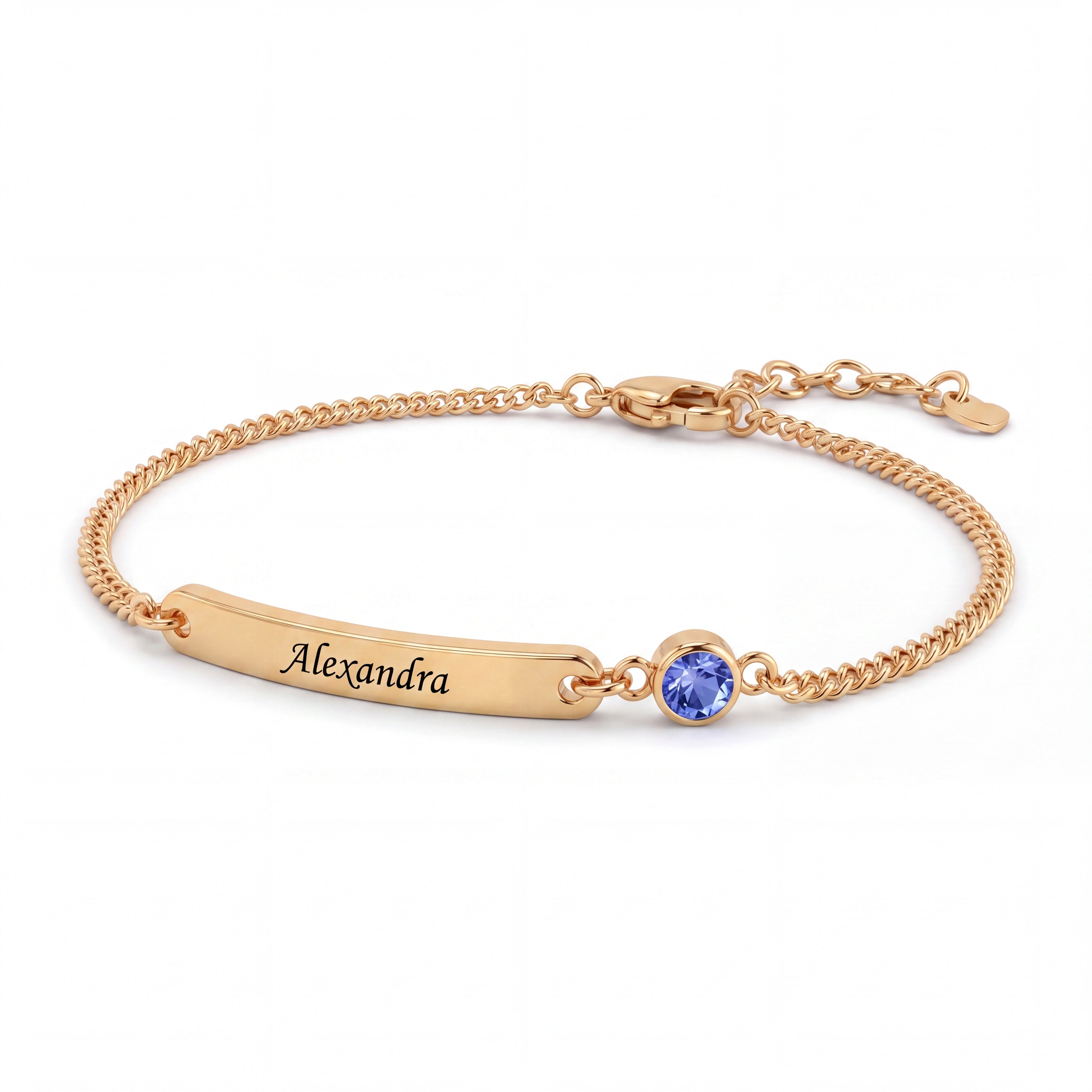 Bracelete com Pedras de Nascimento "Aurora"