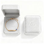 Bracelete com Pedras de Nascimento "Aurora"