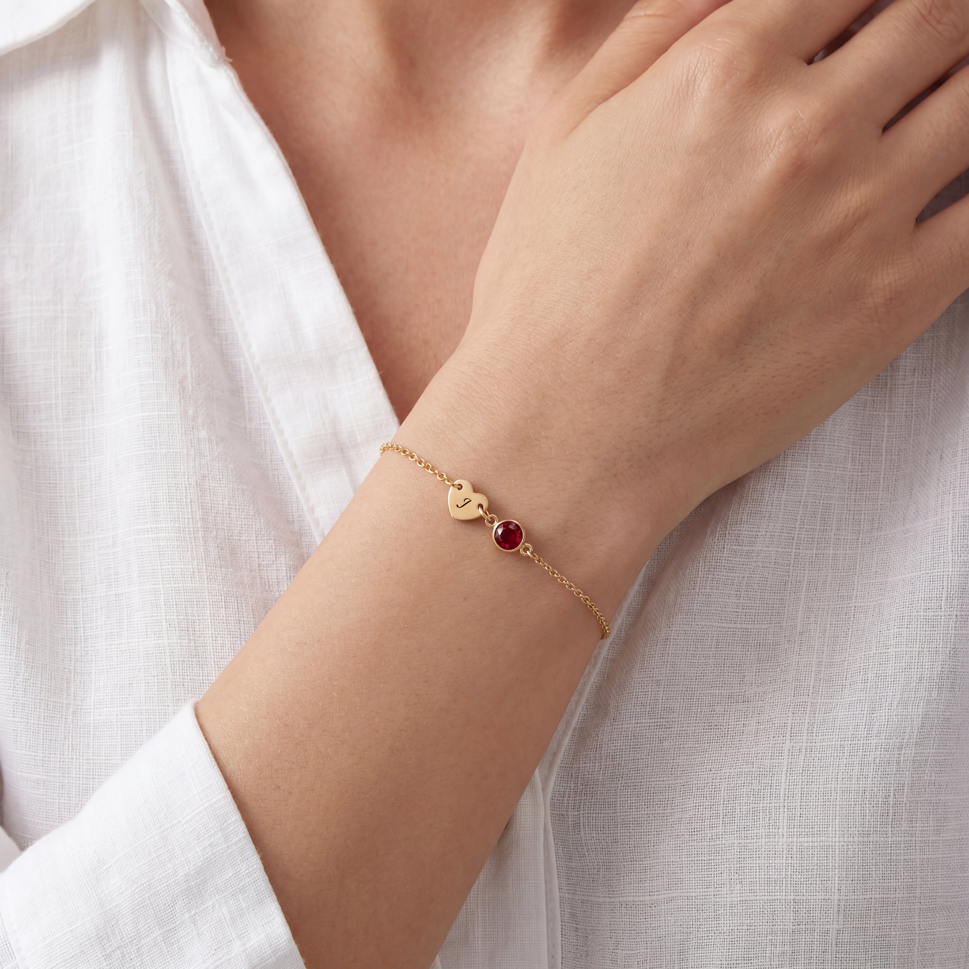 Pulseira de Pedras de Nascimento "Mira"