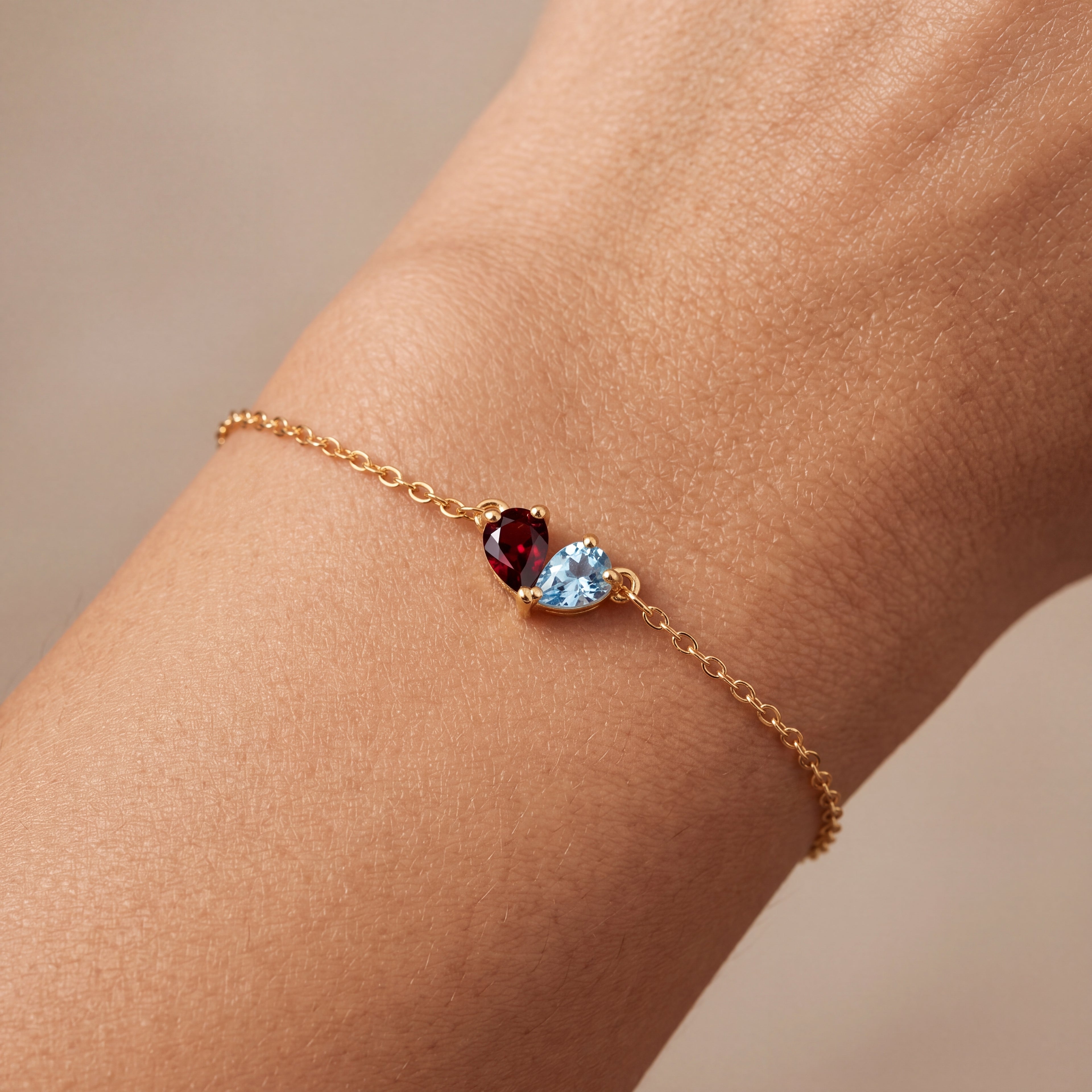 Pulseira com Pedra de Nascimento "Lumina"