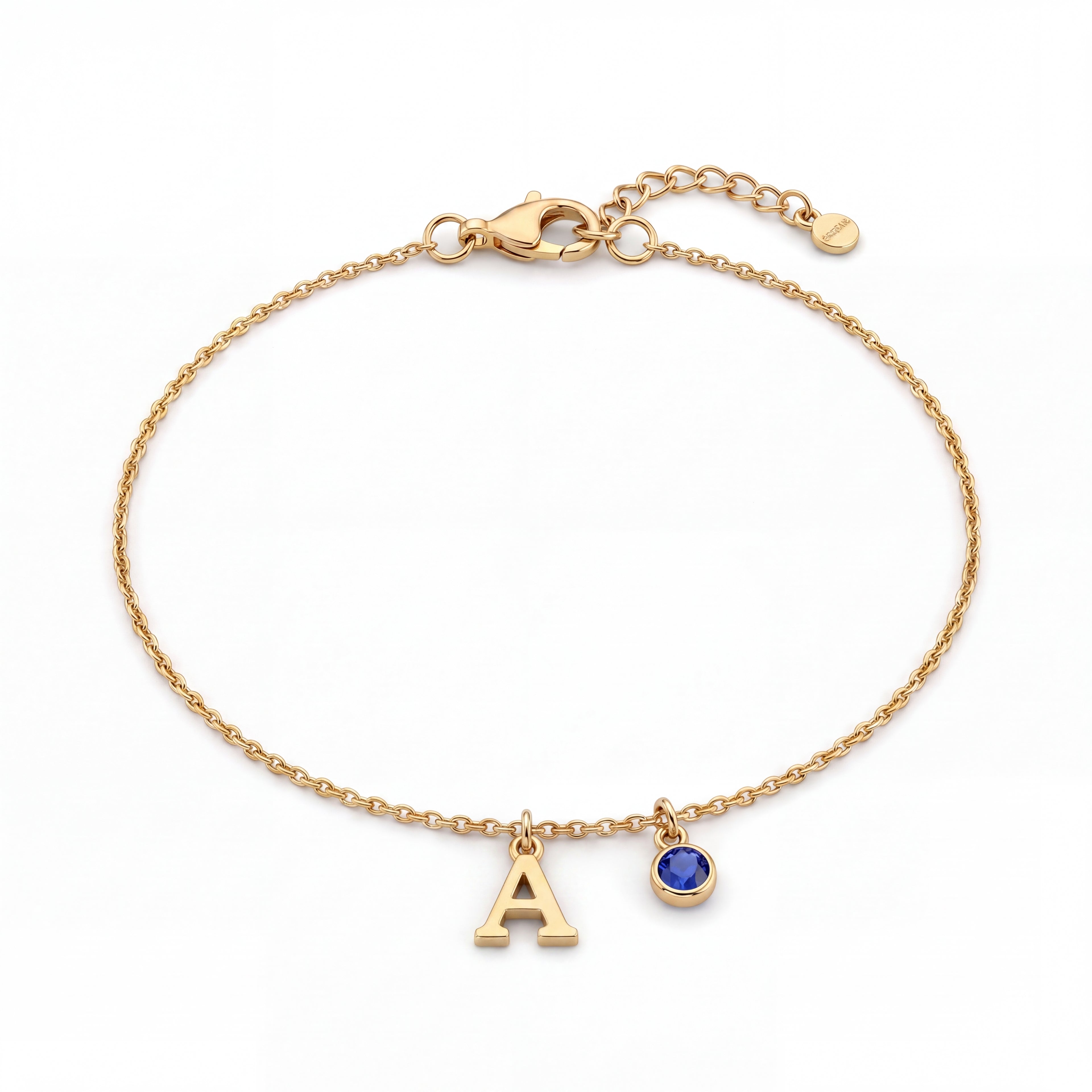 Pulseira de Pedras de Nascimento Iniciais "Éden"