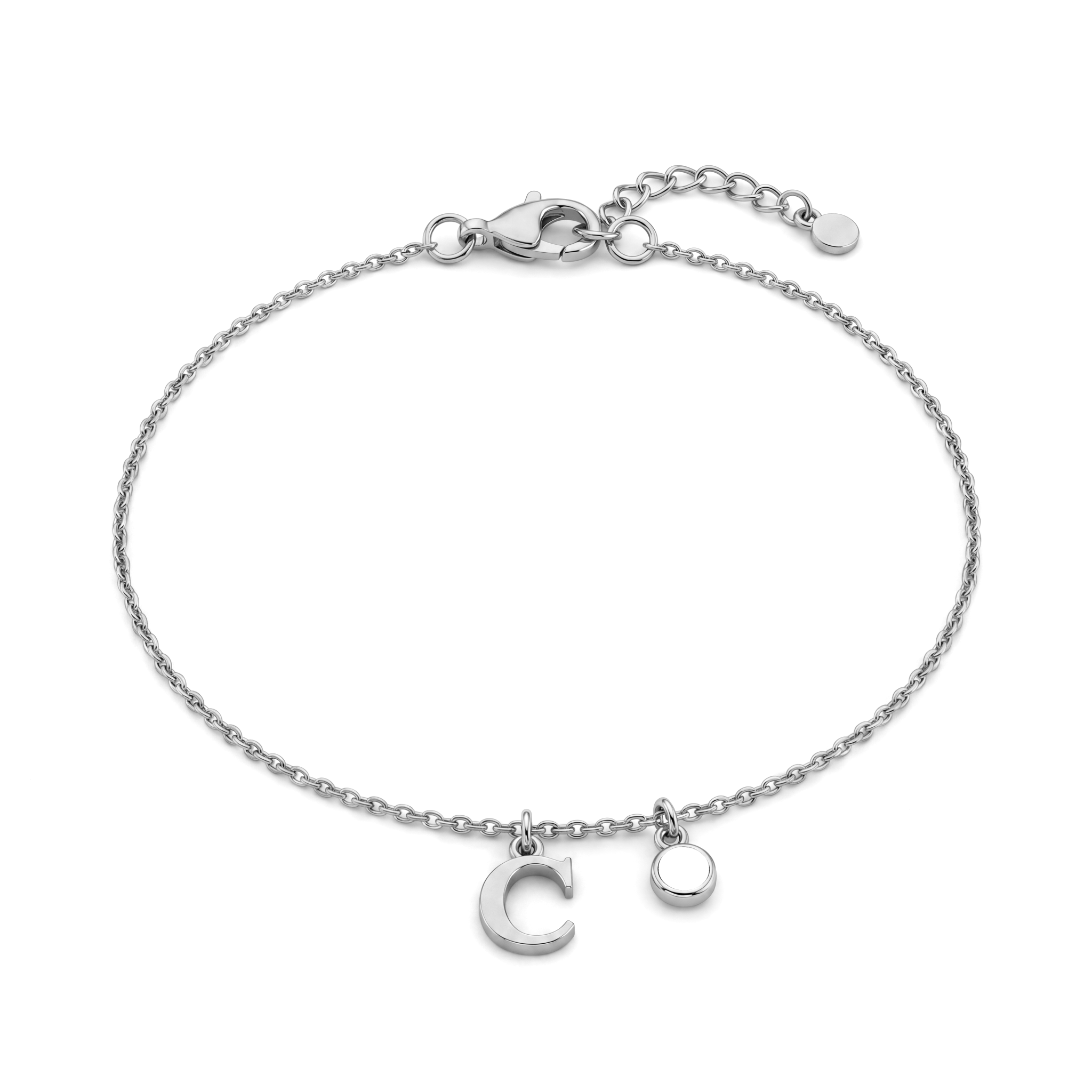 Pulseira de Pedras de Nascimento Iniciais "Éden"