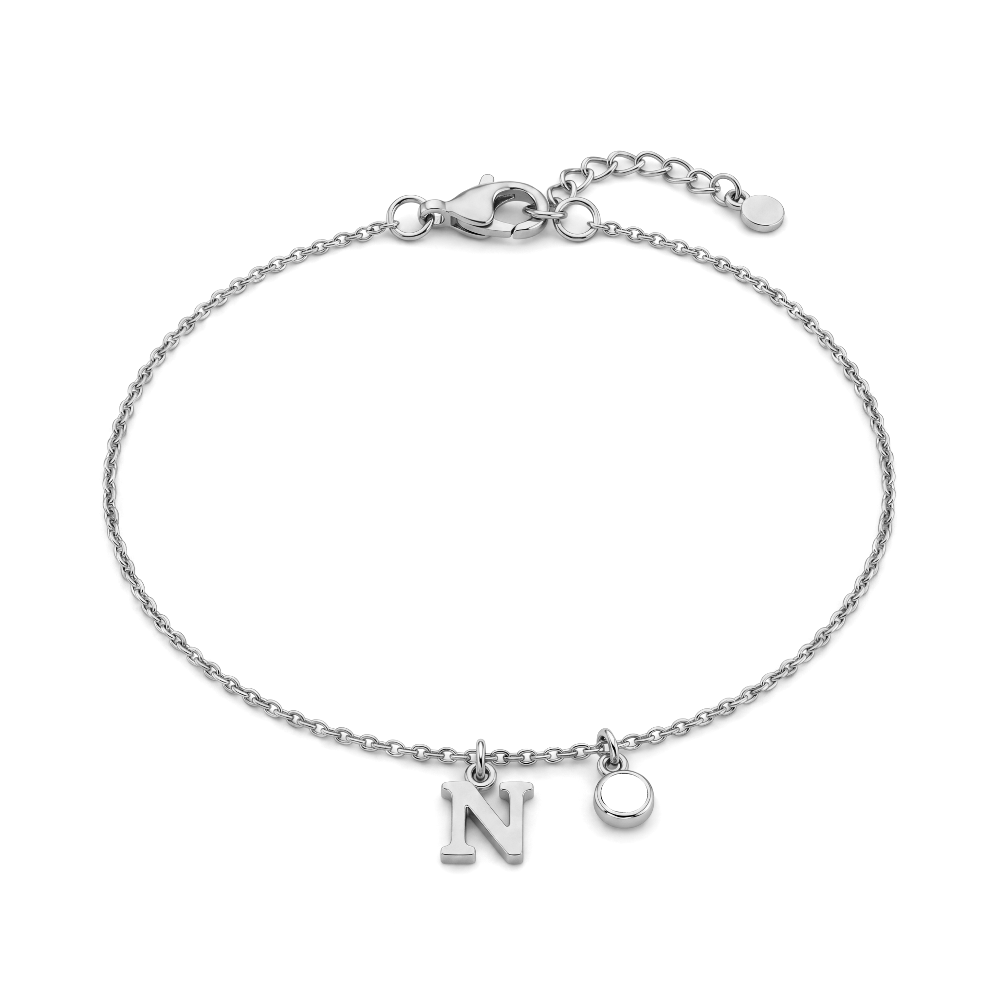 Pulseira de Pedras de Nascimento Iniciais "Éden"