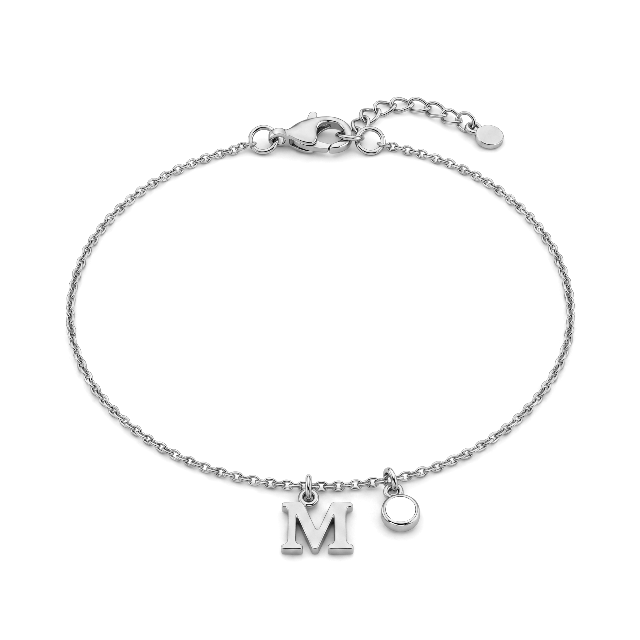 Pulseira de Pedras de Nascimento Iniciais "Éden"