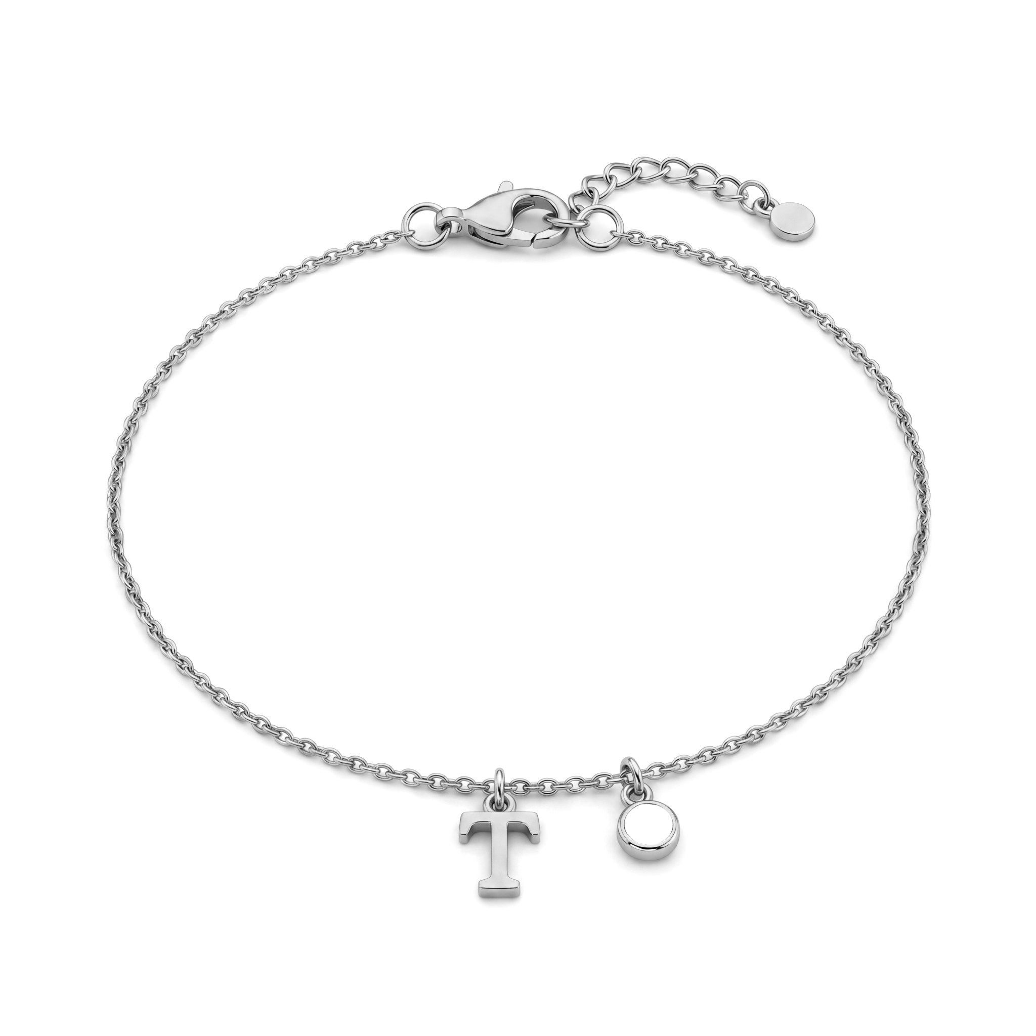Pulseira de Pedras de Nascimento Iniciais "Éden"