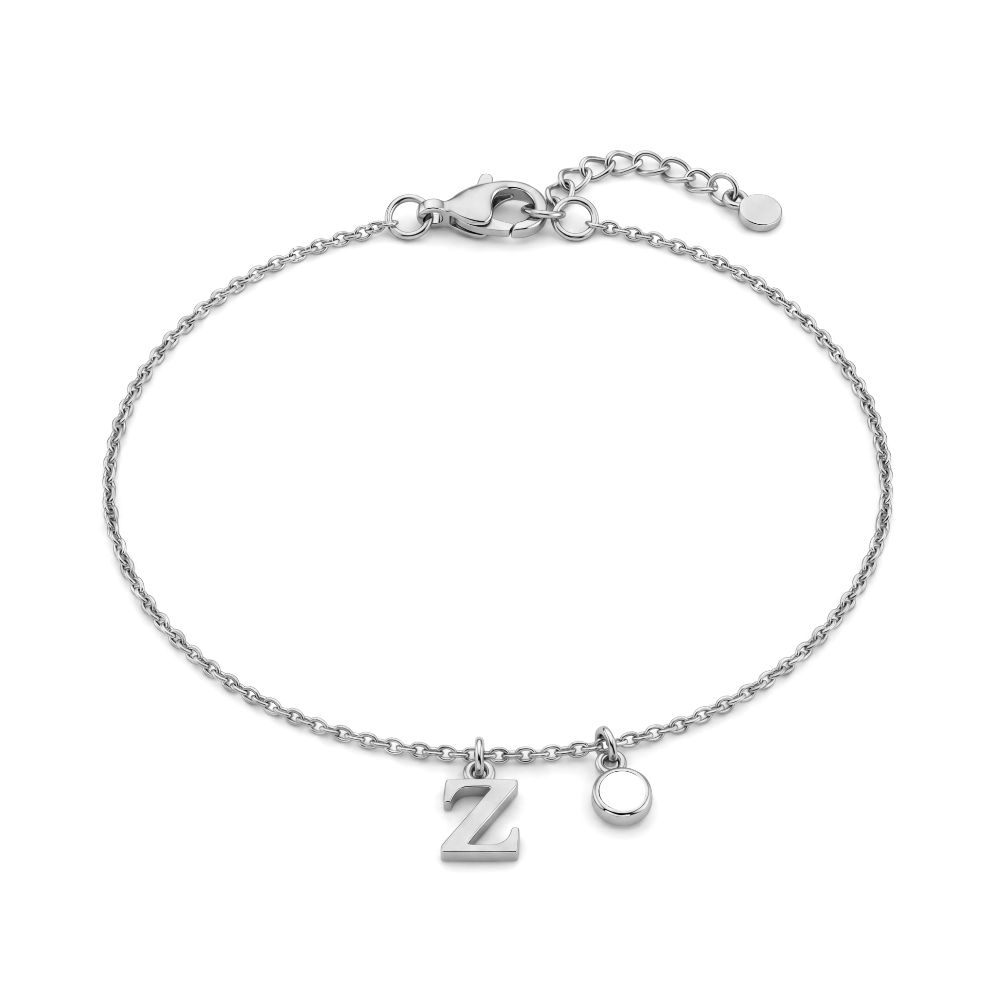 Pulseira de Pedras de Nascimento Iniciais "Éden"