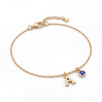 Pulseira de Pedras de Nascimento Iniciais "Éden"