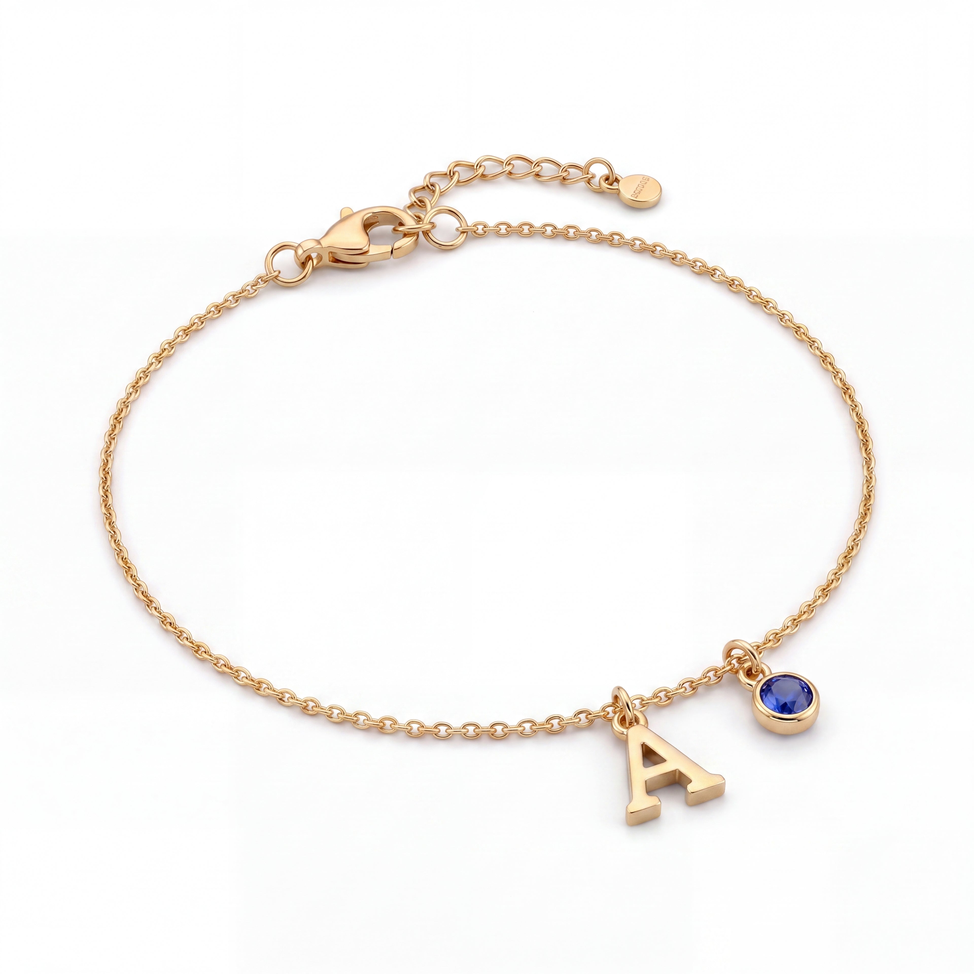 Pulseira de Pedras de Nascimento Iniciais "Éden"