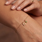 Pulseira de Pedras de Nascimento Iniciais "Éden"