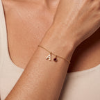 Pulseira de Pedras de Nascimento Iniciais "Éden"