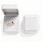 Anel de Pedra de Nascimento Inicial Ajustável "Cleo"