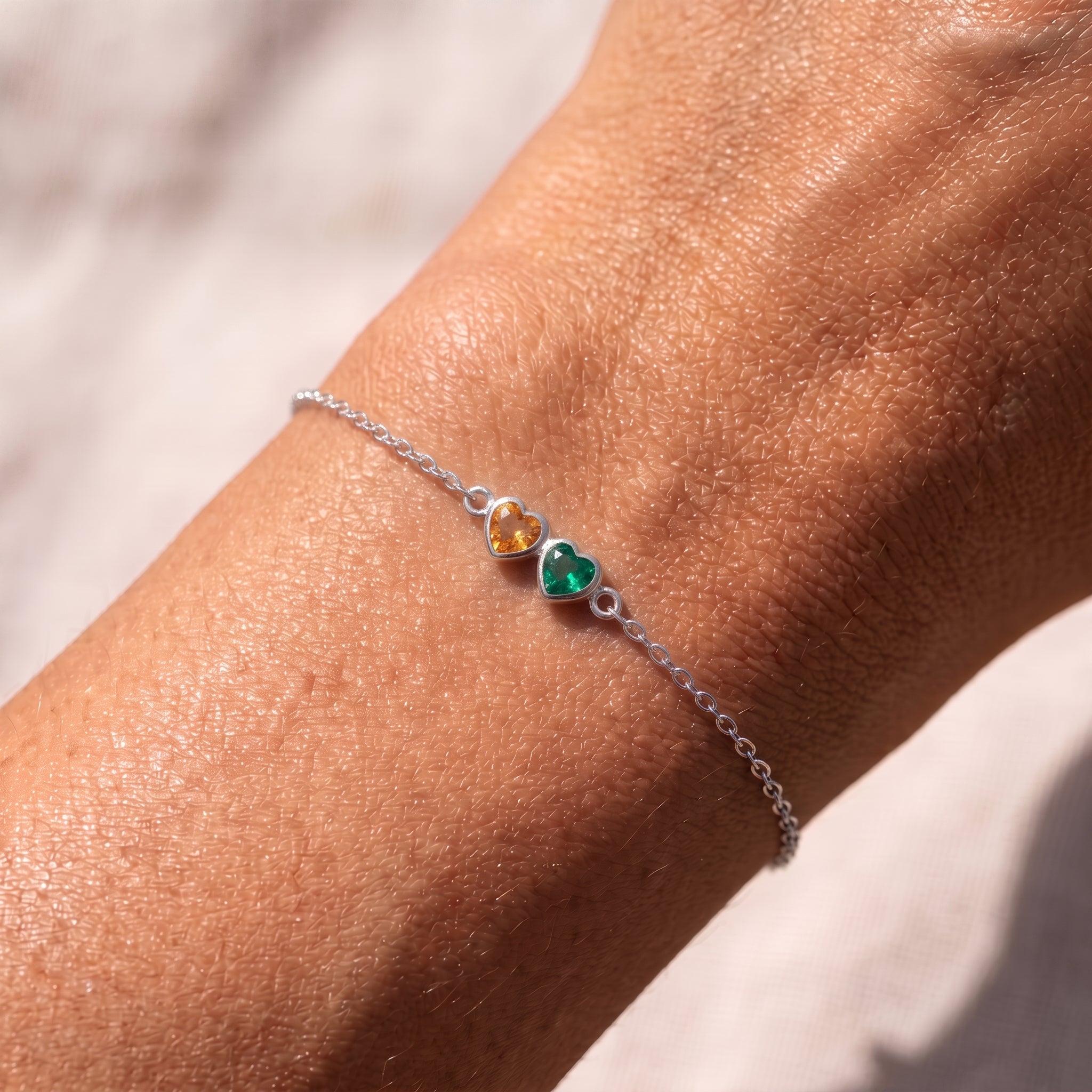 Pulseira com Pedra do Mês de Nascimento "Éden"