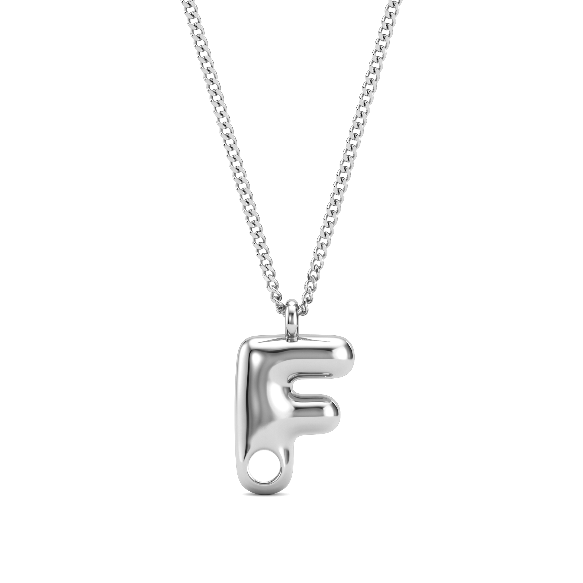 Colar de Pedras de Nascimento com Inicial "Faye"