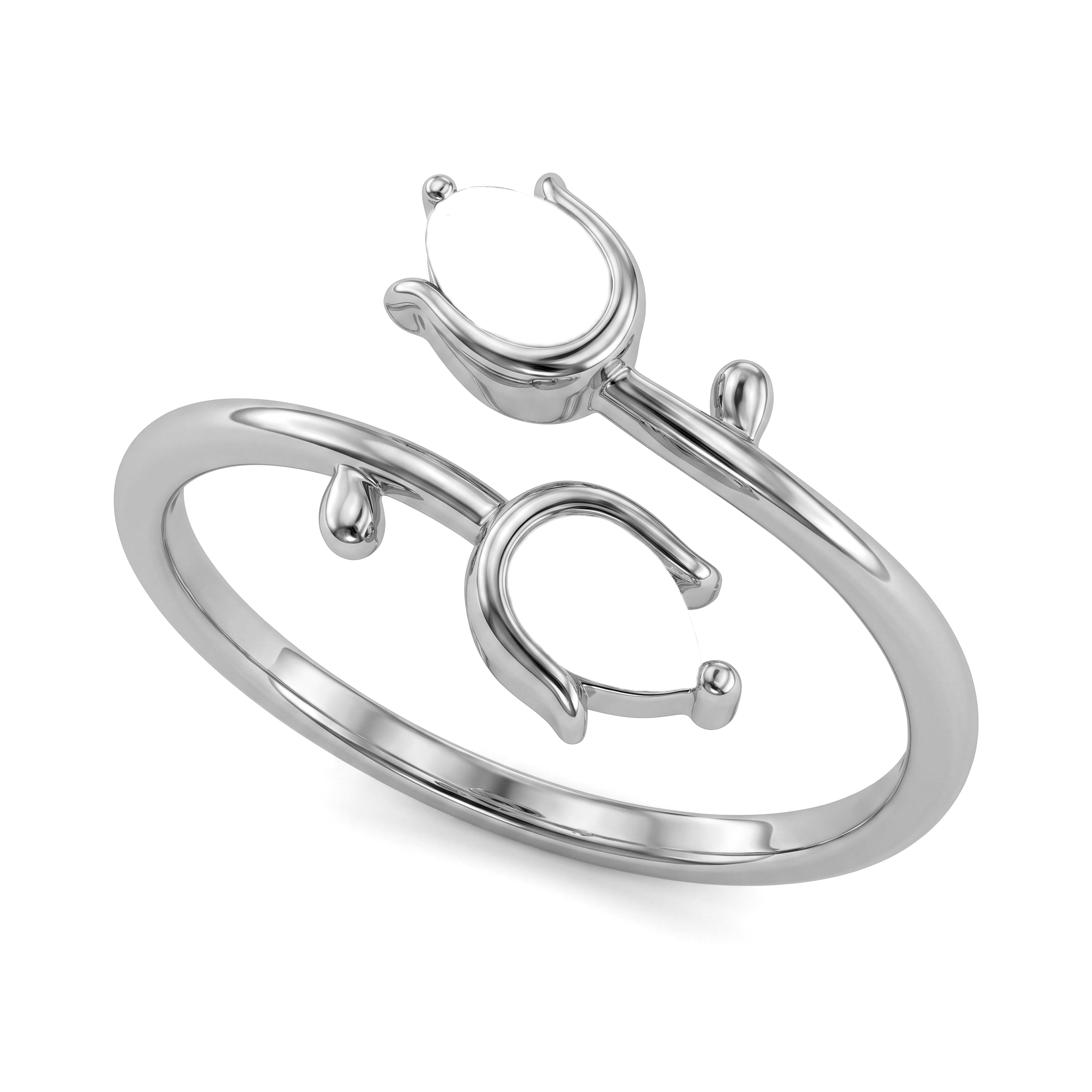 Anel Ajustável BirthStone "Tulipa"