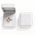 Anel Ajustável BirthStone "Tulipa"
