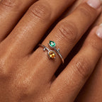 Anel Ajustável BirthStone "Tulipa"