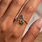 Anel Ajustável BirthStone "Tulipa"