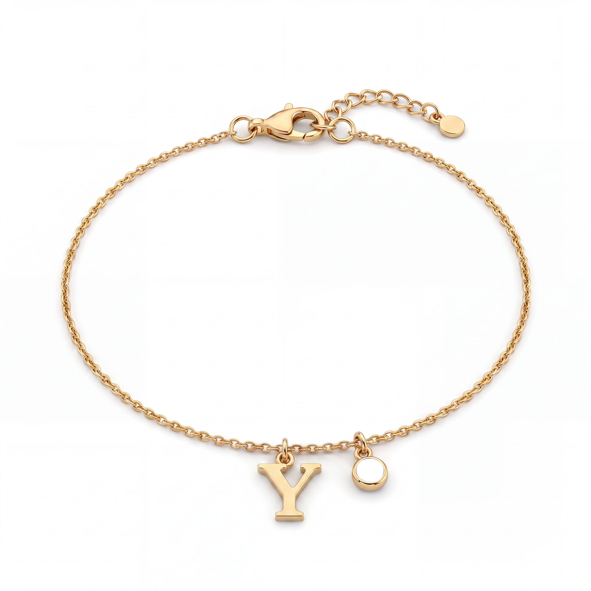Pulseira de Pedras de Nascimento Iniciais "Éden"