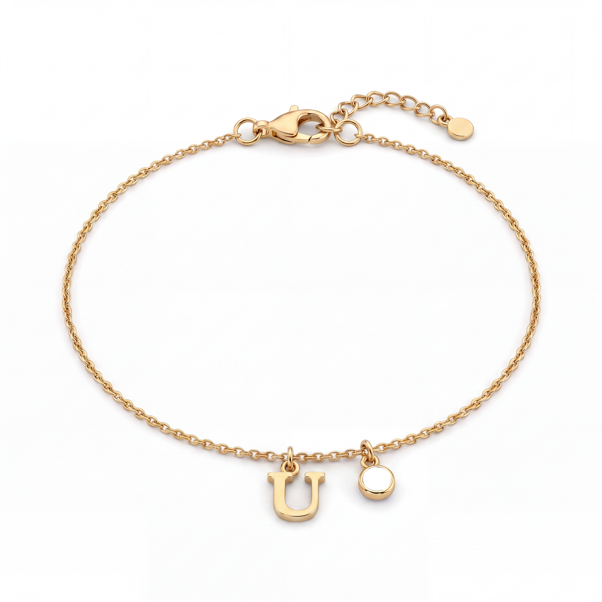 Pulseira de Pedras de Nascimento Iniciais "Éden"