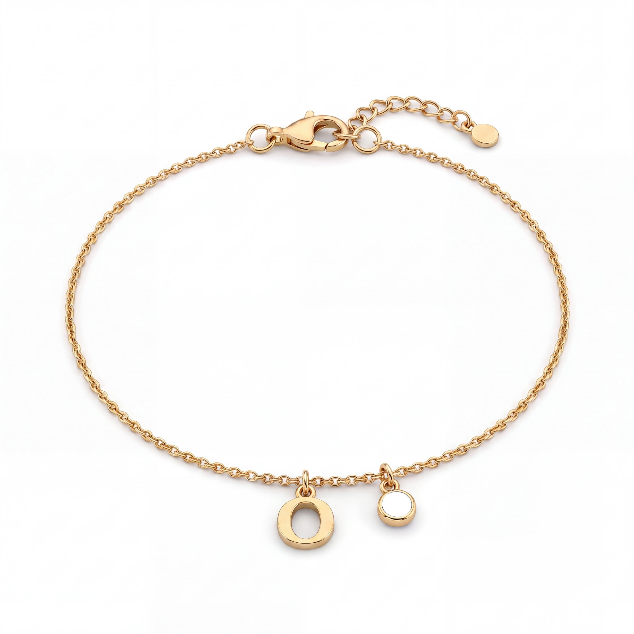 Pulseira de Pedras de Nascimento Iniciais "Éden"