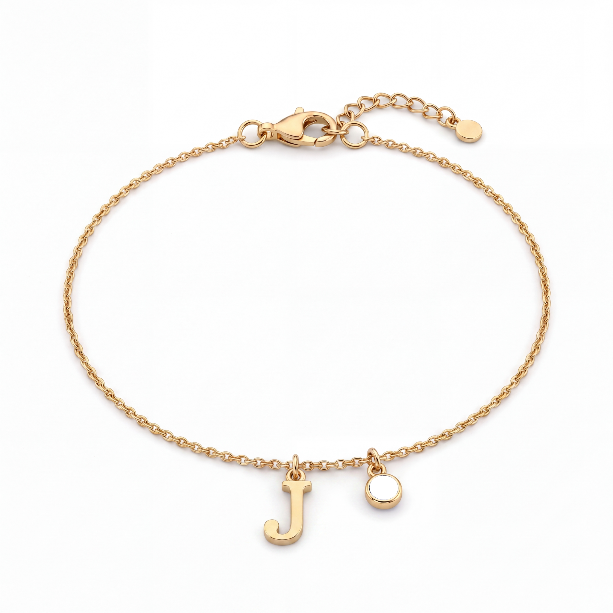 Pulseira de Pedras de Nascimento Iniciais "Éden"