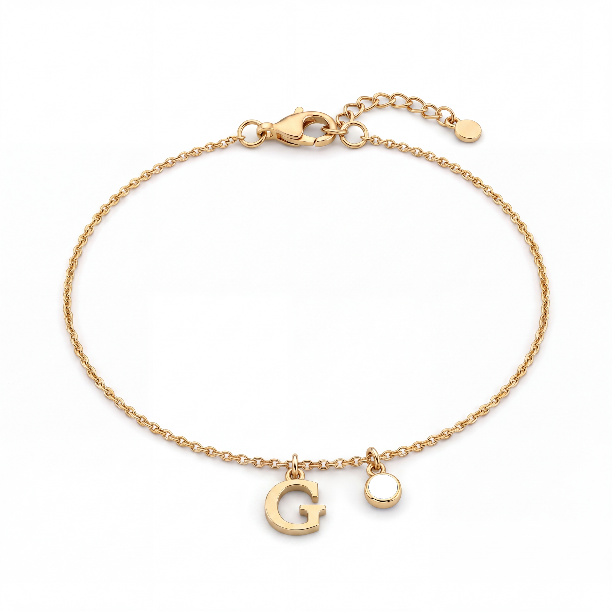 Pulseira de Pedras de Nascimento Iniciais "Éden"