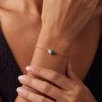 Pulseira com Pedra de Nascimento "Lumina"