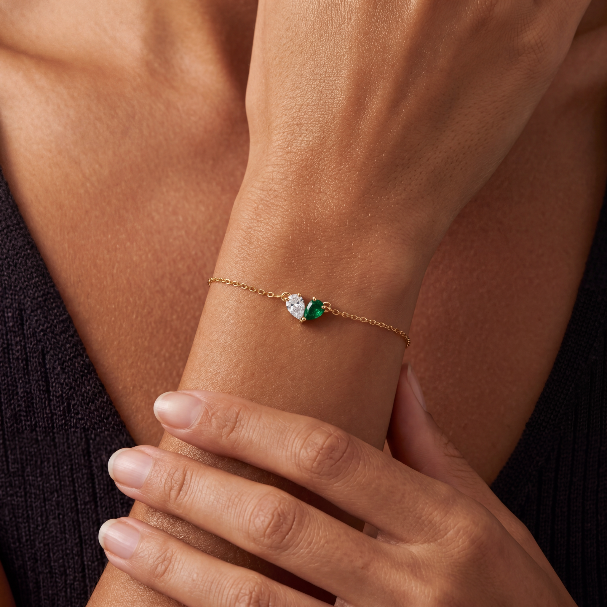 Pulseira com Pedra de Nascimento "Lumina"